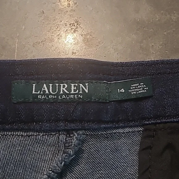 RALPH LAUREN SAILOR MARINE WIDE LEG JEANS - Picture 5 of 10